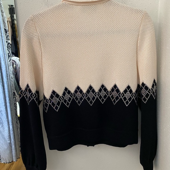 St. John Knits Black and White Cardigan - Picture 7 of 7